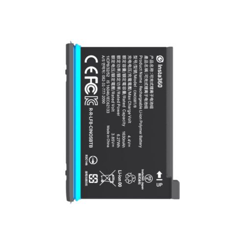 1630mAh baterie pro akční kameru Insta360 ONE X2