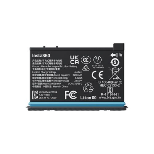 2290mAh baterie pro kameru Insta360 X4
