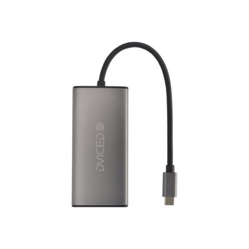 6v1 HUB USB-C Dviced - šedý - Obrázek 2