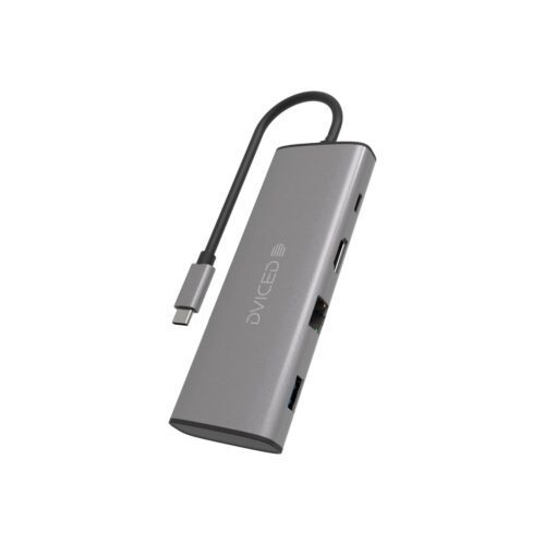 7v1 HUB USB-C Dviced - šedý