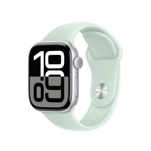 Apple 38/40/41/42 mm akvamarínový sportovní řemínek – M/L - Obrázek 2