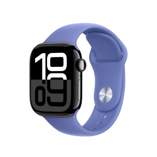 Apple 38/40/41/42 mm barvínkově fialový sportovní řemínek – M/L - Obrázek 2
