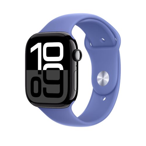 Apple 44/45/46/49 mm barvínkově fialový sportovní řemínek – M/L - Obrázek 2