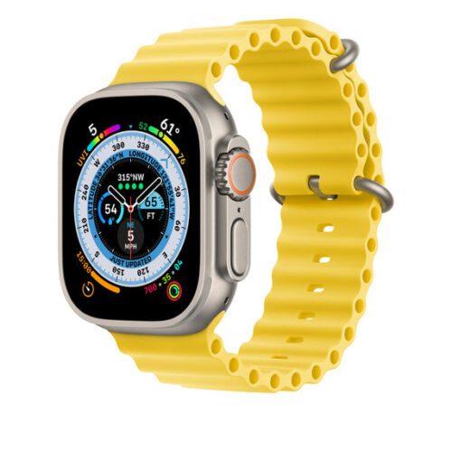 Apple 49mm žluté prodloužení Oceánského řemínku - Obrázek 2