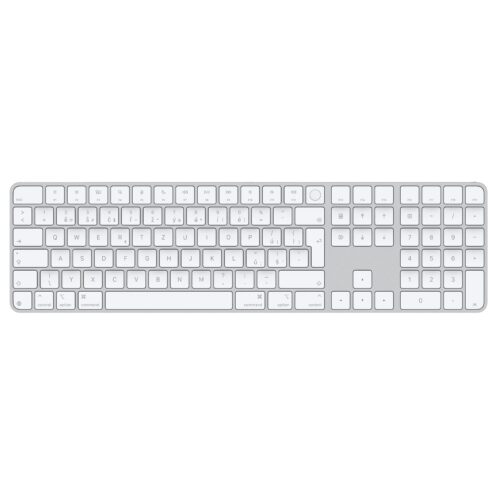 Apple Apple Magic Keyboard s Touch ID a číselnou klávesnicí pro Macy s čipem Apple – český – bílé klávesy