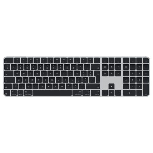 Apple Magic Keyboard s Touch ID a číselnou klávesnicí pro Macy s čipem Apple – anglický (mezinárodní) – černé klávesy