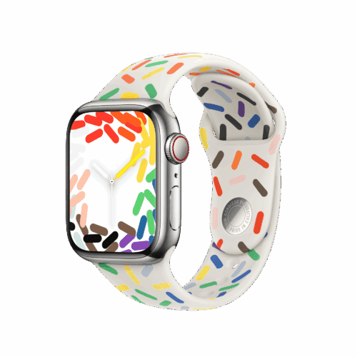Apple Watch 38/40/41 mm sportovní řemínek Pride Edition – M/L - Obrázek 2