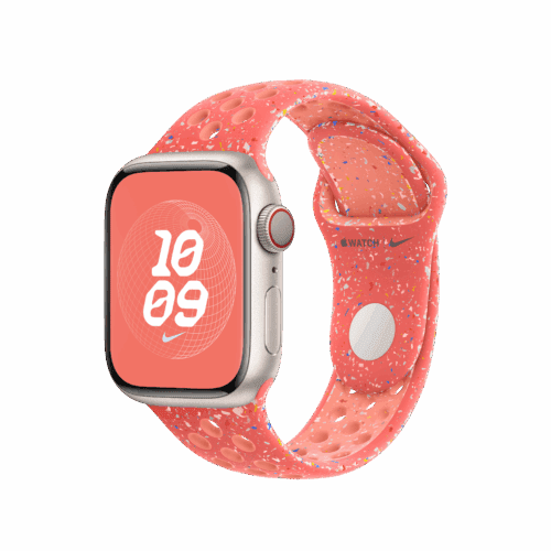Apple Watch 38/40/41 mm žhavě oranžový sportovní řemínek Nike – M/L - Obrázek 2
