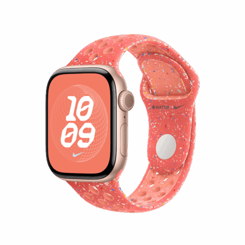 Apple Watch 38/40/41mm žhavě oranžový sportovní řemínek Nike – M/L - Obrázek 2