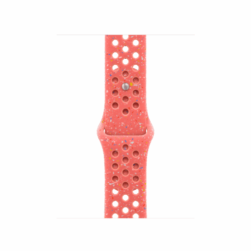 Apple Watch 38/40/41mm žhavě oranžový sportovní řemínek Nike – M/L