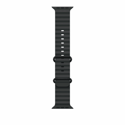 Apple Watch 44/45/46/49mm černý Oceánský řemínek – provedení z černého titanu