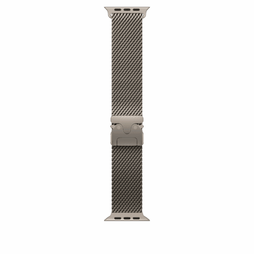 Apple Watch 44/45/46/49mm milánský tah z přírodního titanu – velký