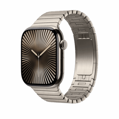 Apple Watch 44/45/46/49mm přírodní článkový tah - Obrázek 2
