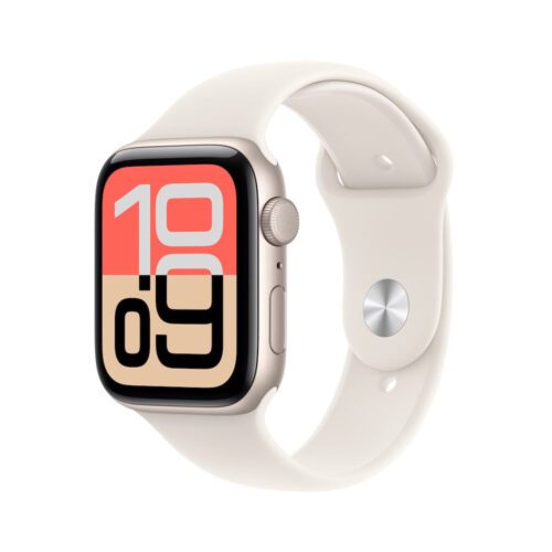 Apple Watch SE 3 GPS 40mm hvězdně bílé hliníkové pouzdro s hvězdně bílým sportovním řemínkem - M/L