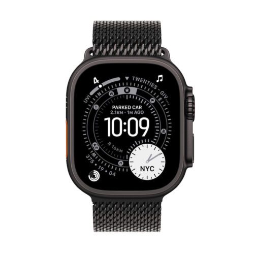 Apple Watch Ultra 3 GPS + Cellular 49mm černě titanové pouzdro s černě titanovým milánským tahem z titanu - S - Obrázek 2