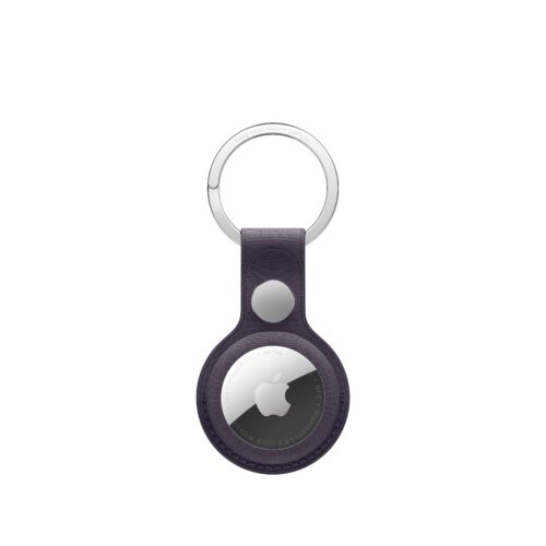 Apple klíčenka z tkaniny FineWoven na AirTag – půlnočně fialová