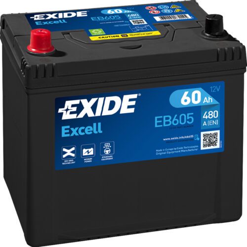 Autobaterie EXIDE Excell 60Ah