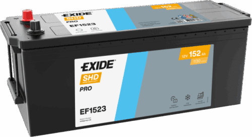 Autobaterie EXIDE PowerPRO 12V 152Ah 1130A EF1523