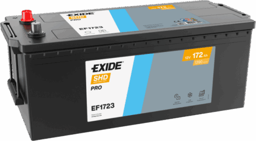 Autobaterie EXIDE PowerPRO 12V 172Ah 1390A EF1723