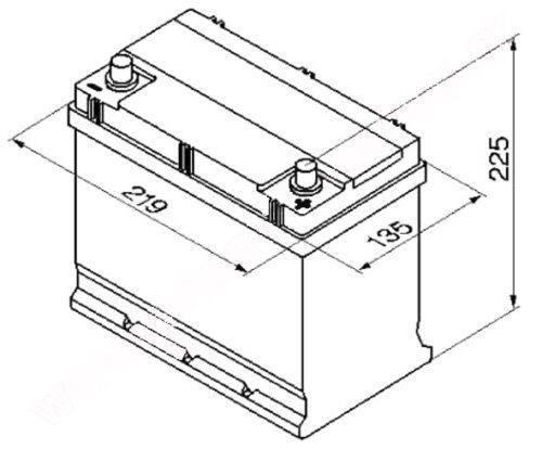 BOSCH S3 12V 45Ah 300A 0 092 S30 160 - Obrázek 2