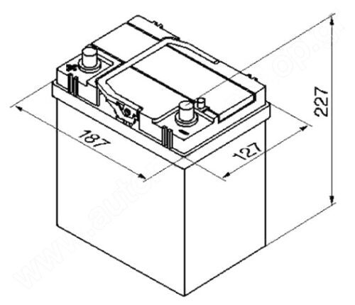 BOSCH S4 12V 40Ah 330A 0 092 S40 190 - Obrázek 2