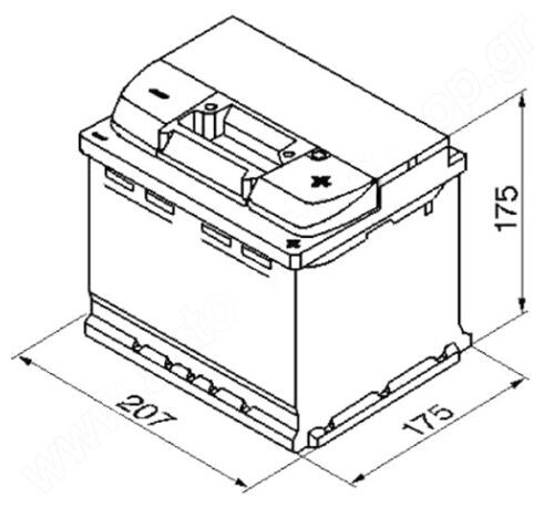 BOSCH S4 12V 44Ah 440A 0 092 S40 010 - Obrázek 2