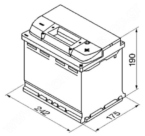 BOSCH S4 12V 60Ah 540A 0 092 S40 050 - Obrázek 2