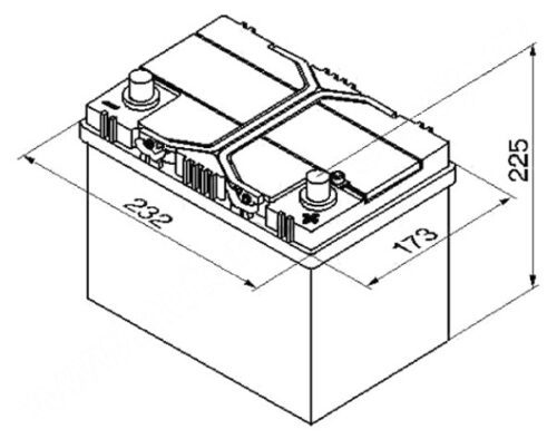 BOSCH S4 12V 60Ah 540A 0 092 S40 240 - Obrázek 2