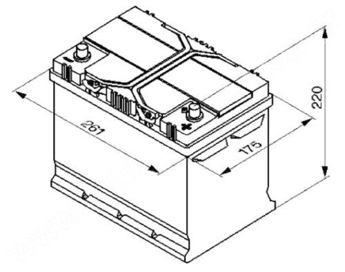 BOSCH S4 12V 70Ah 630A 0 092 S40 260 - Obrázek 2
