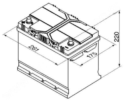 BOSCH S4 12V 70Ah 630A 0 092 S40 270 - Obrázek 2