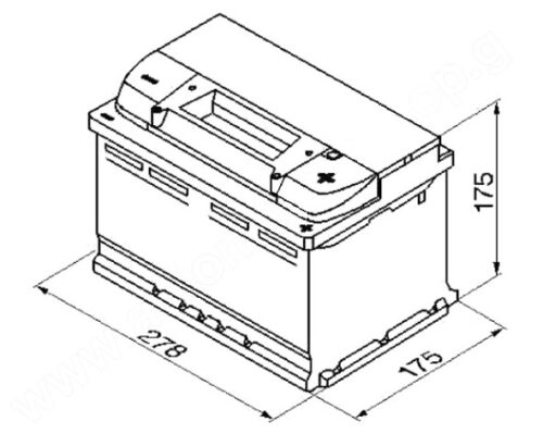 BOSCH S4 12V 72Ah 680A 0 092 S40 070 - Obrázek 2