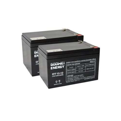 Baterie pro UPS (2x Goowei Energy OT12-12 F2)