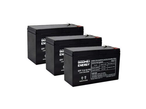 Baterie pro UPS (3x Goowei Energy OT7.2-12 F2)