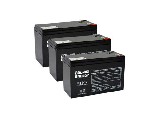 Baterie pro UPS (3x Goowei Energy OT9-12)