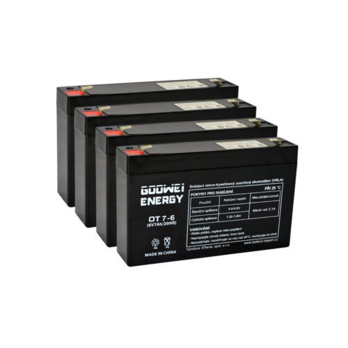 Baterie pro UPS (4x Goowei Energy OT7-6 F1)