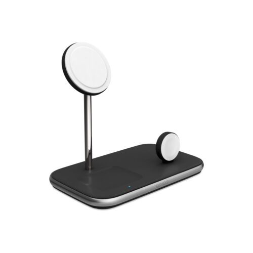 Bezdrátová nabíječka 3v1 Epico Made for MagSafe s adaptérem v balení - černá - Obrázek 2