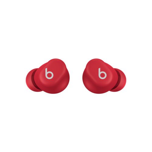 Bezdrátová sluchátka Beats Solo Buds – průhledná červená - Obrázek 2