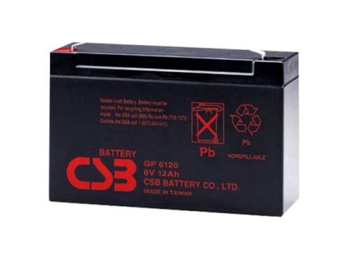 CSB 6V 12Ah GP6120 F1