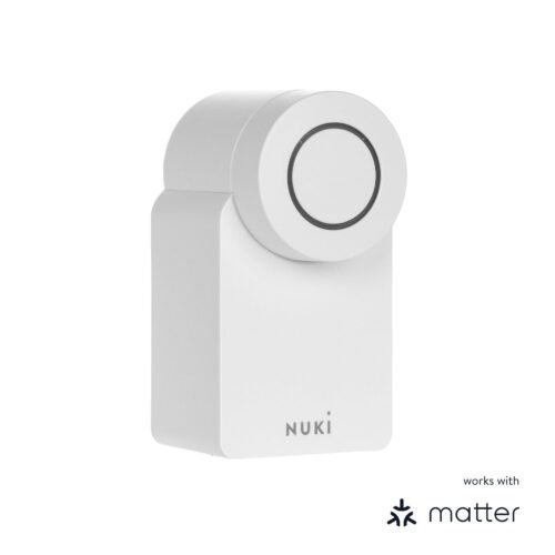 Chytrý elektronický zámek Nuki Smart Lock 4. gen. - bílý