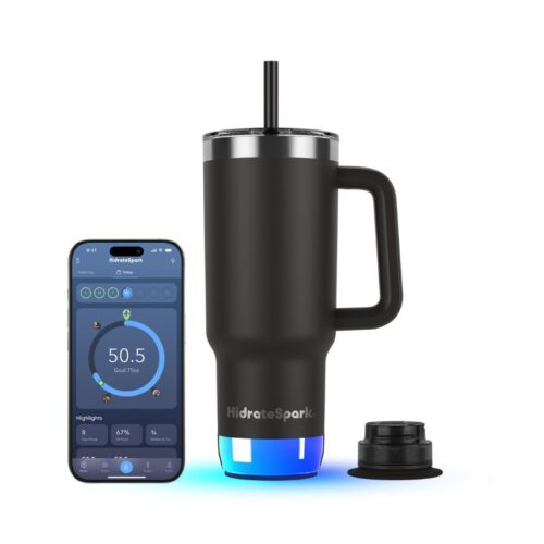 Chytrý termohrnek HidrateSpark PRO 2 Tumbler 887 ml - černý - Obrázek 2