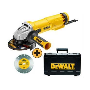 DWE4217KD Úhlová bruska 125mm s dia kotoučem a kufrem DeWALT DWE4217KD
