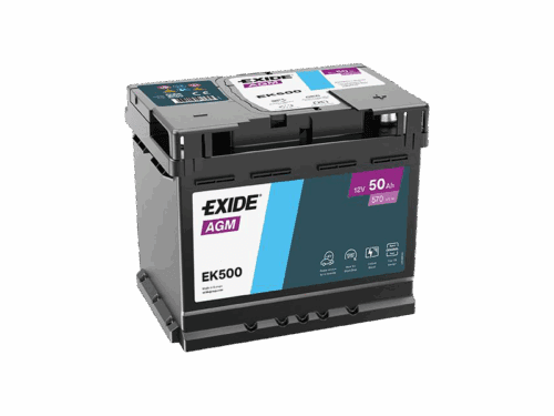 EXIDE AGM 12V 50Ah 570A EK500