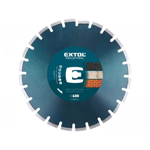 EXTOL INDUSTRIAL Kotouč diamantový řezný segmentový na ASFALT