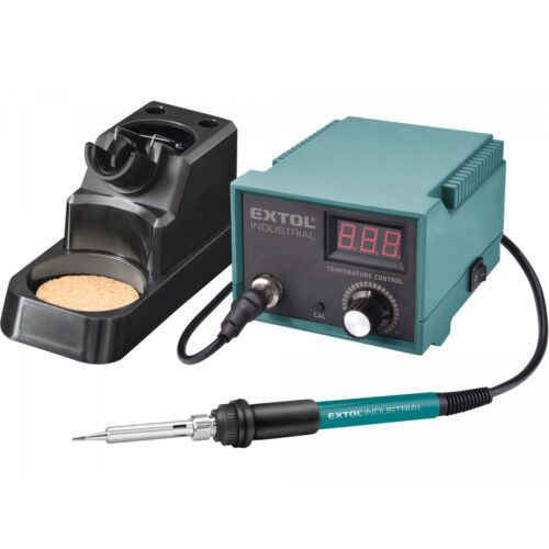 EXTOL INDUSTRIAL Stanice pájecí s LCD a elektronickou regulací teploty a kalibrací 8794520