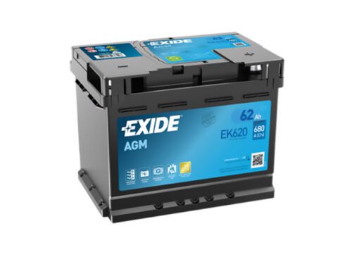 Exide AGM 12V 62Ah 680A EK620
