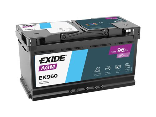 Exide AGM 12V 96Ah 850A EK960 - Obrázek 2