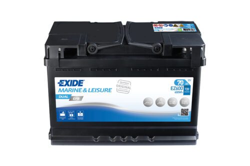 Exide DUAL EFB 12V 70Ah 600A EZ600