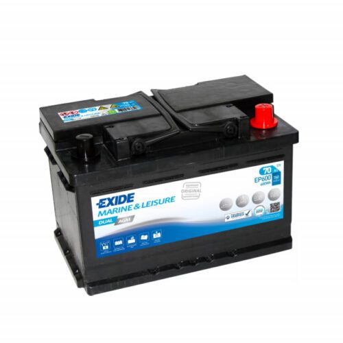 Exide Dual 12V 70Ah 760A EP600