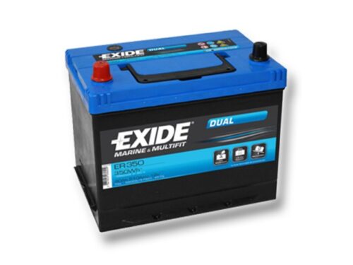 Exide Dual 12V 80Ah 510A ER350 - Obrázek 2