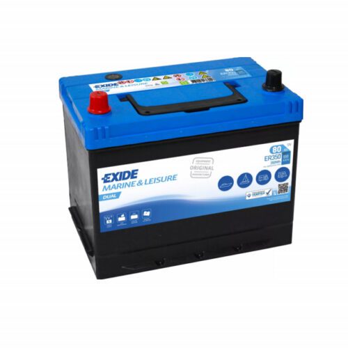 Exide Dual 12V 80Ah 510A ER350